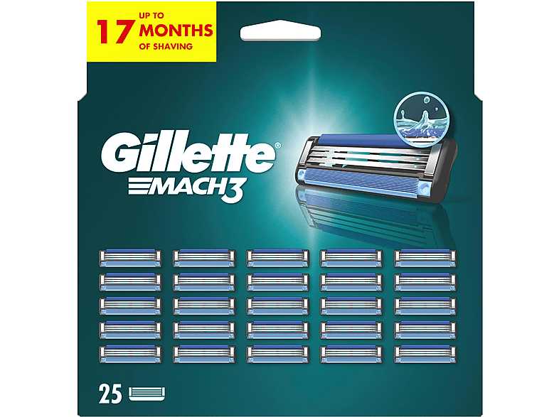 Gillette Mach3 Systemklingen 25er; Rasierklinge — Foto 3 von 5