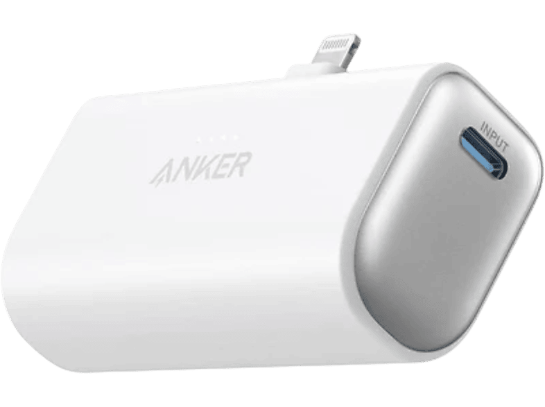 ANKER 621 5000mAh Dahili Lightning 12W Taşınabilir Şarj Cihazı Beyaz