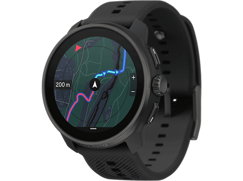 Reloj deportivo - Suunto Race S, 125 175 mm, 1.32", Pantalla AMOLED, Autonomía hasta 13 días, +90 Modos Deporte, All Black