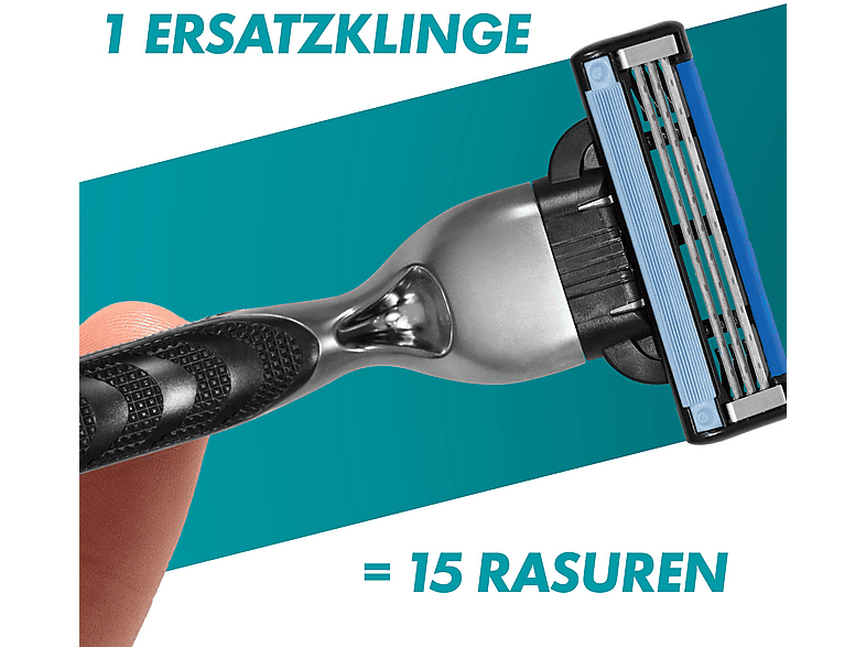 Gillette Mach3 Systemklingen 25er; Rasierklinge — Foto 4 von 5