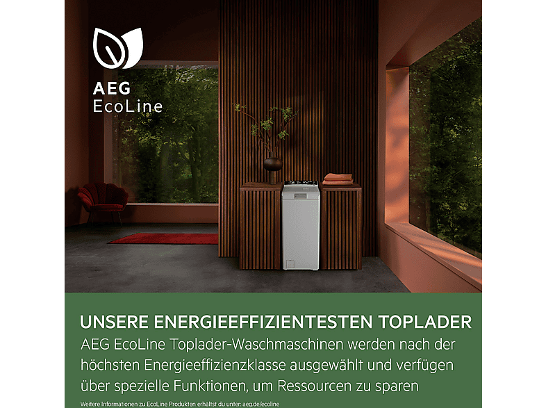 AEG LTR6A41460 6000 ProSense 6000 ProSense® Waschmaschine (6 kg, 1351 U/Min., A, Toplader) — Foto 4 von 5