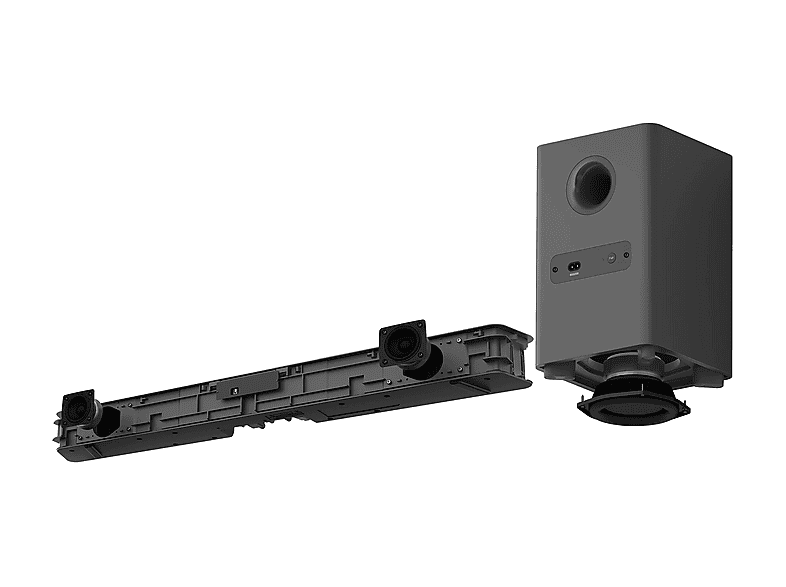 PHILIPS TAB5309 Barra de Sonido 2.1 con subwoofer inalámbrico - Canales 2.1 de 240W, DTS Virtual X, Bluetooth 5.4, HDMI ARC, conexión óptica y conectividad USB - Gris Oscuro