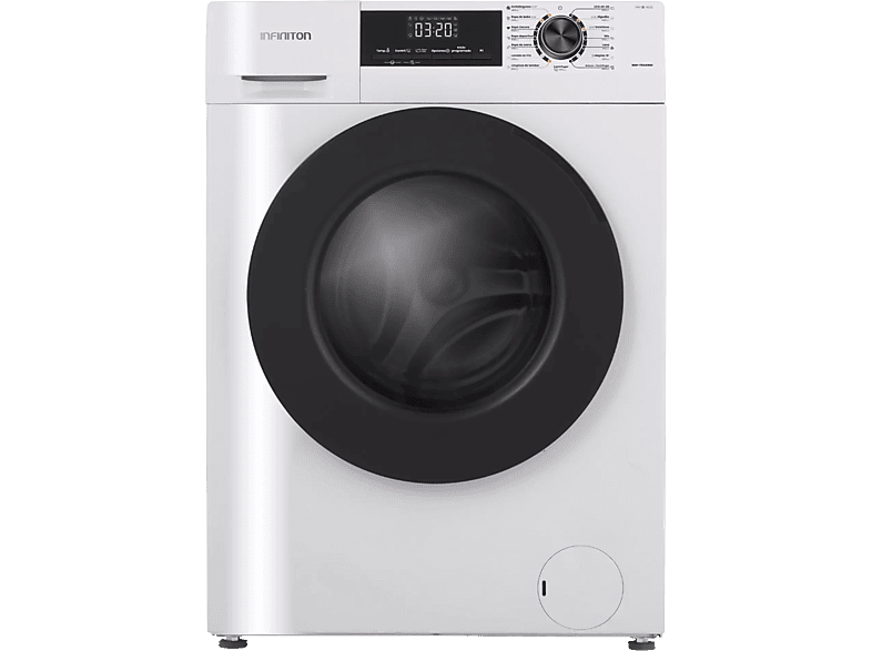 REACONDICIONADO Seminuevo Muy bueno Lavadora carga frontal - Infiniton WM-Y94AWM, 9 kg, 1400 rpm, 15 Programas, Blanco
