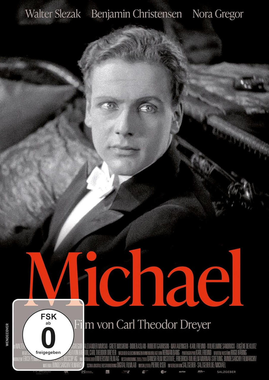 Schwarz-Weiß-Porträt eines Mannes, Titel 'Michael'.