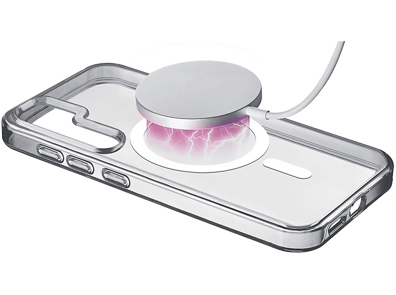 Cellularline Gloss Mag Galaxy S25+, Cover Magsafe per S25+,Trasparente