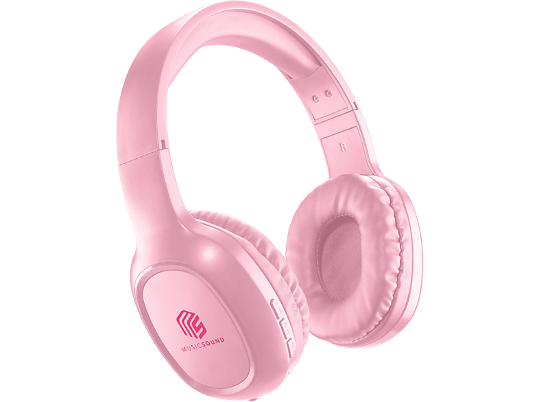 CELLULARLINE Music Sound Basic Bluetooth Kulak Üstü Kulaklık Pembe