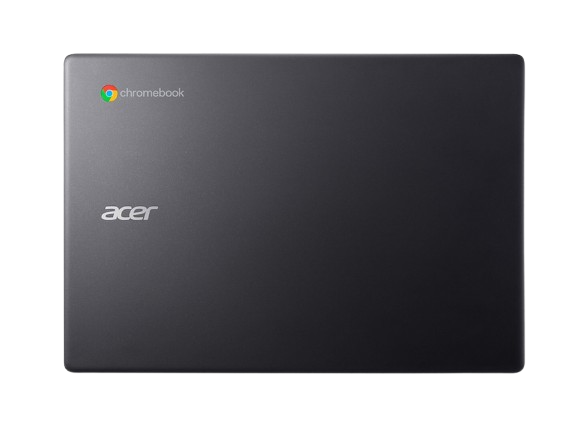 Ordenador portátil Acer Chromebook gris oscuro cerrado.
