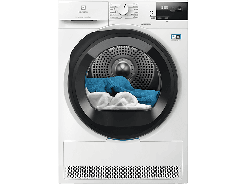 ELECTROLUX EW7D285UT 700 Serisi DelicateCare A+++ Enerji Sınıfı 8 kg Inverter Isı Pompalı Kurutma Makinesi Beyaz