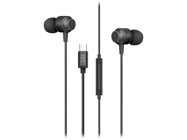 ISY IIE 1102-BK, In-ear Headset Schwarz