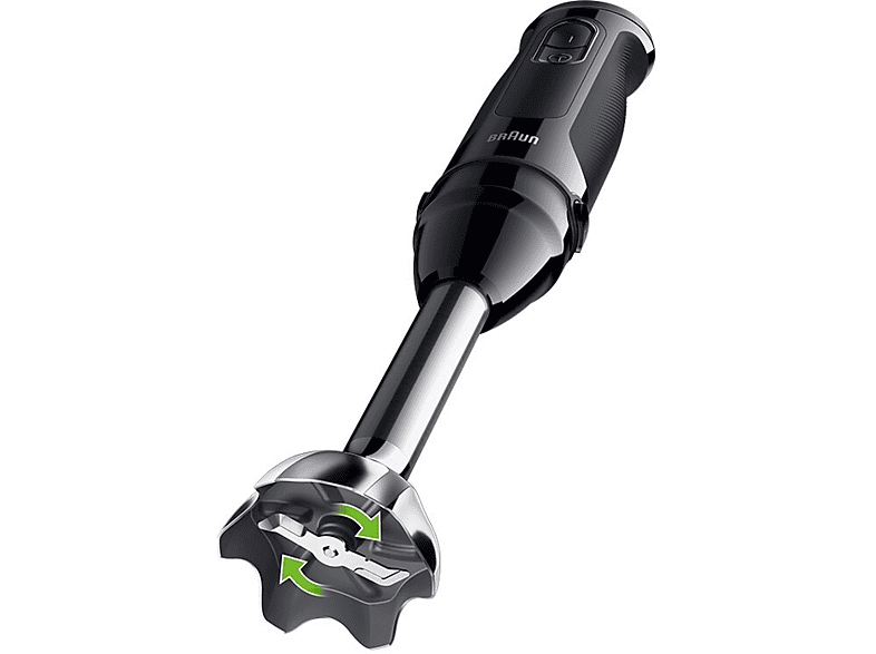 Braun MultiQuick 5 Vario MQ 5235WH Pürierstab Mit Abnehmbarem Edelstahl Mixfuß Mit POWERBell Plus Technologie Zum Puerieren Ganzer Zutaten 21 Geschwindigkeiten Inkl 3 Teiliges Zubehoer Set 1000 Watt Weiss