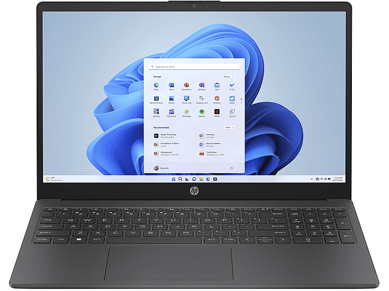 HP 15-fc0058nl, 15,6", processore AMD Ryzen 5 7520U, 8 GB, 512 GB SSD Ssd, Grey Notebook
