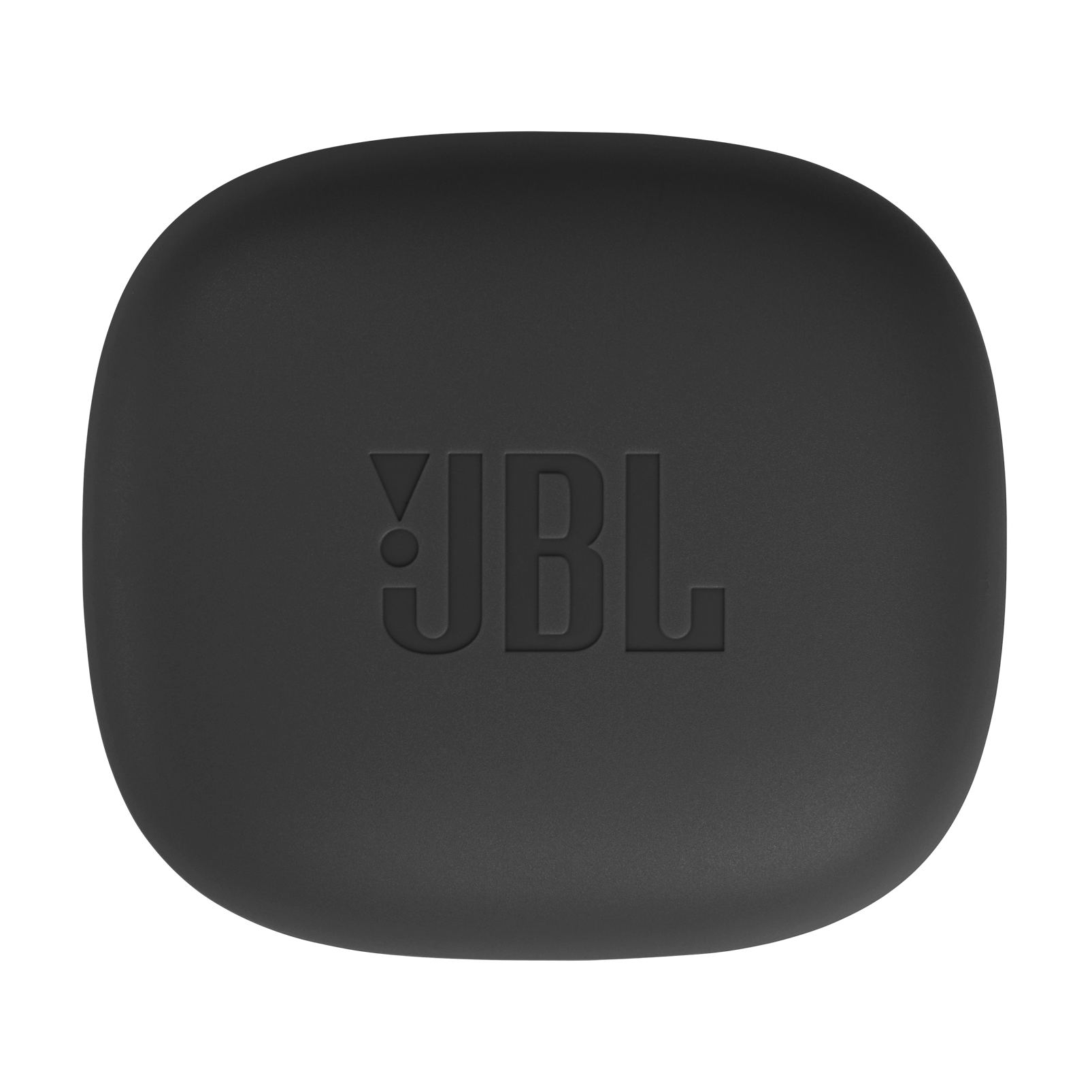 JBL logosu bulunan siyah, kare JBL kulaklık kutusu.