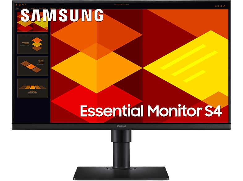 Samsung Essential Monitor S4 Ls24d402gauxen - 24 Inch 1920 X 1080 (full Hd) Ips (in-plane Switching)