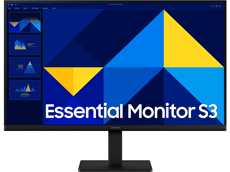 Samsung Essential Monitor S3 Ls27d302gauxen - 27 Inch 1920 X 1080 (full Hd) Ips-paneel