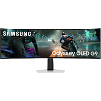 MediaMarkt SAMSUNG Odyssey OLED G9 LS49DG912SUXEN - 49 inch - 5120 x 1440 (DQHD) - 0.03 ms - 144 Hz aanbieding