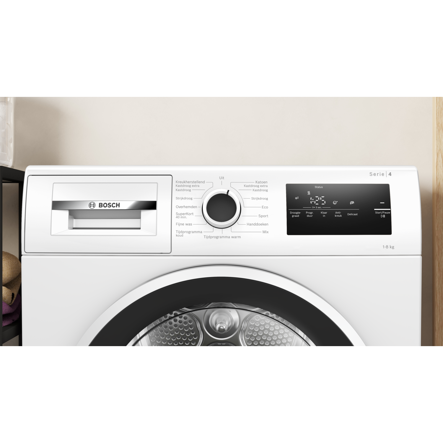 Bosch wasmachine bedieningspaneel.