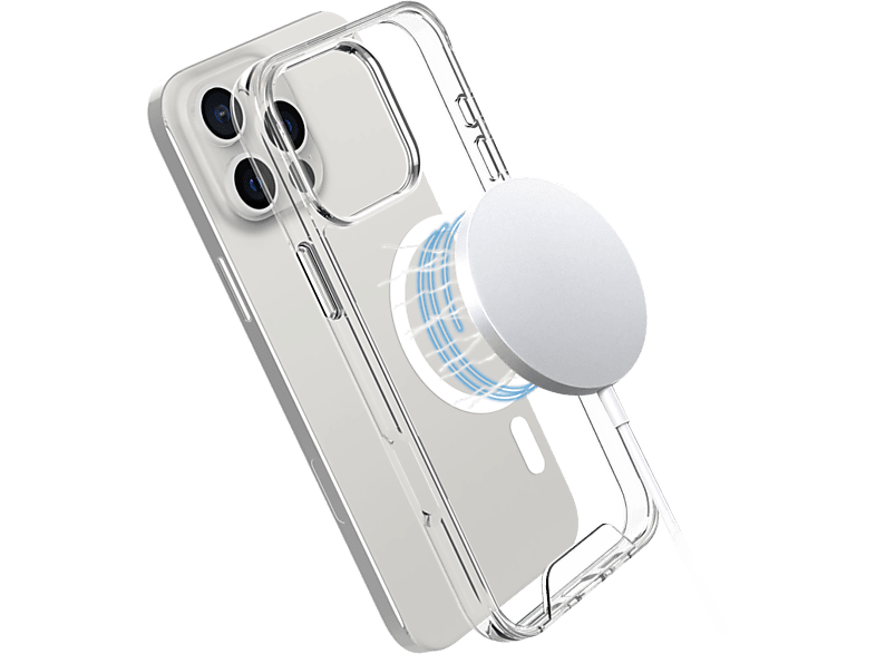 ISY MagISY Back Cover voor iPhone 16 Pro Max Transparant