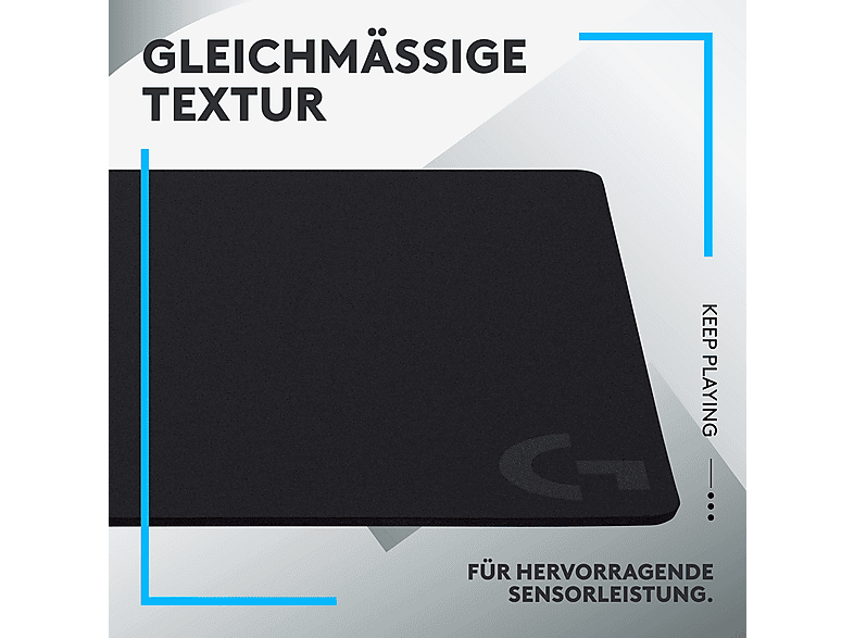 LOGITECH G G440 Hartes Gaming-Mousepad (3mm), 280 x 340 mm, Gewicht: ca. 229 g, Schwarz; Gaming-Mauspad — Foto 2 von 5