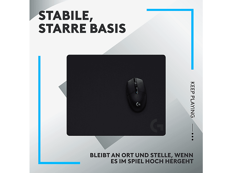 LOGITECH G G440 Hartes Gaming-Mousepad (3mm), 280 x 340 mm, Gewicht: ca. 229 g, Schwarz; Gaming-Mauspad — Foto 4 von 5