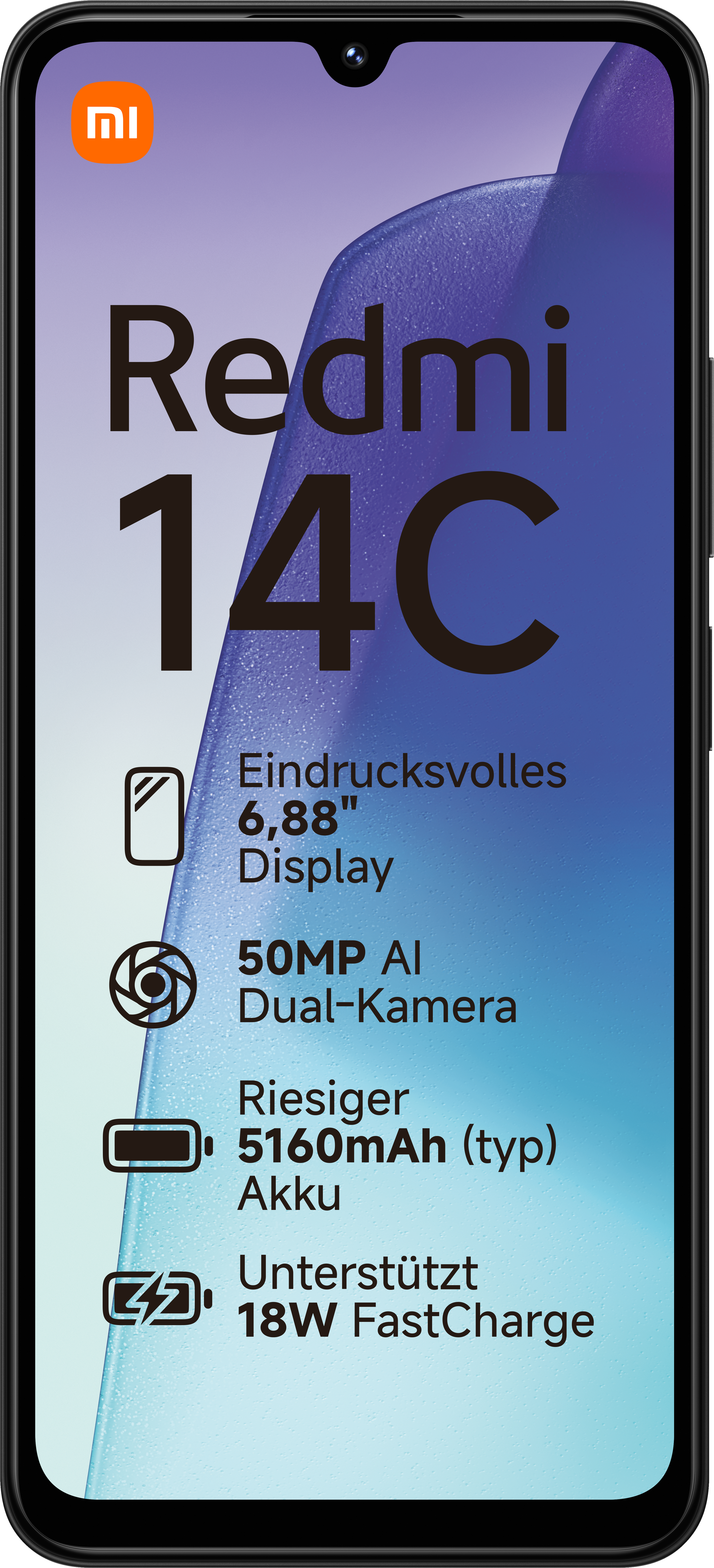 XIAOMI Redmi 14C 128 GB Midnight Black Dual SIM | MediaMarkt