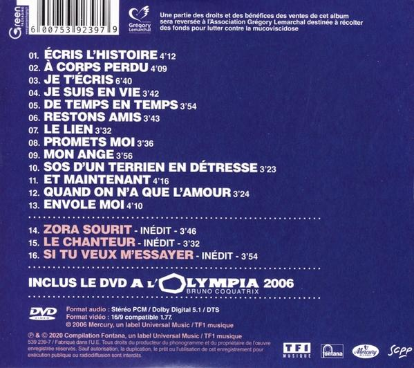 Die CD-Hülle mit Text darauf.