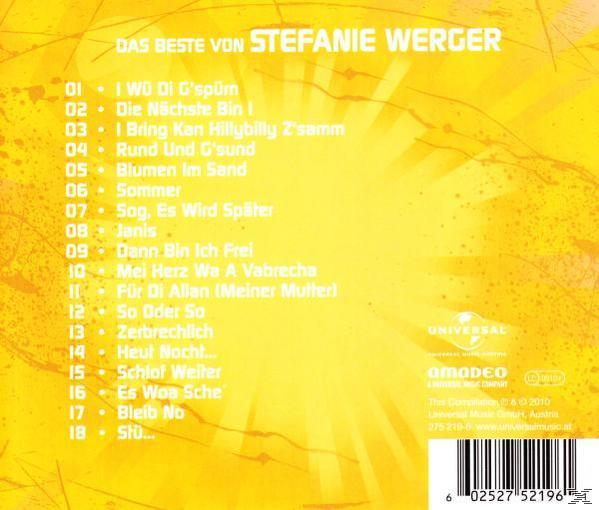 CD-Cover mit gelbem Hintergrund und Songtiteln.