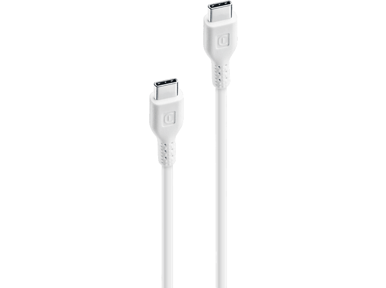 CELLULARLINE USB-C to USB-C Data Kablosu 60 cm Beyaz