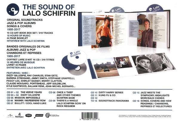 Albumcover mit verschiedenen Bildern und Text: The Sound of Lalo Schifrin.
