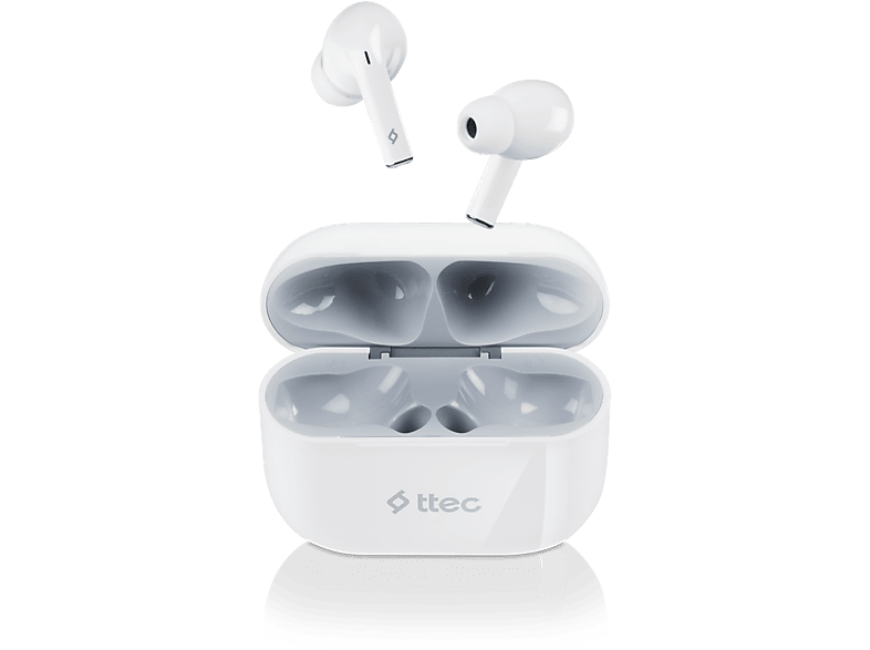 TTEC AirBeat Plus Gerçek Kablosuz TWS Bluetooth Kulak İçi Kulaklık  Beyaz