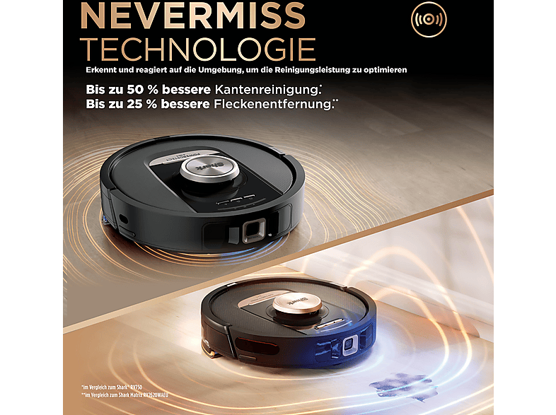 SHARK RV2800ZEEU PowerDetect NeverTouch Pro 2-in-1 Saugroboter