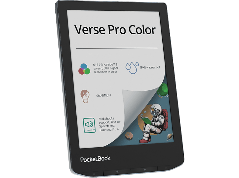 POCKETBOOK Verse Pro 6" 16GB WiFi szürke eBook olvasó (PB634K3-1-WW)