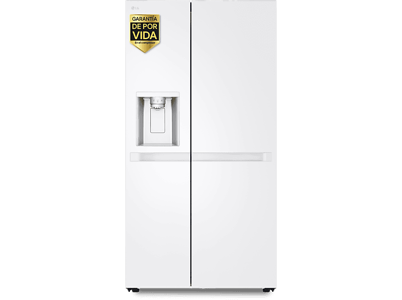 Frigorífico americano - LG GSLC40SWPE, No Frost, 179 cm, 638 l, LinearCooling™, SpacePlus™, Blanco