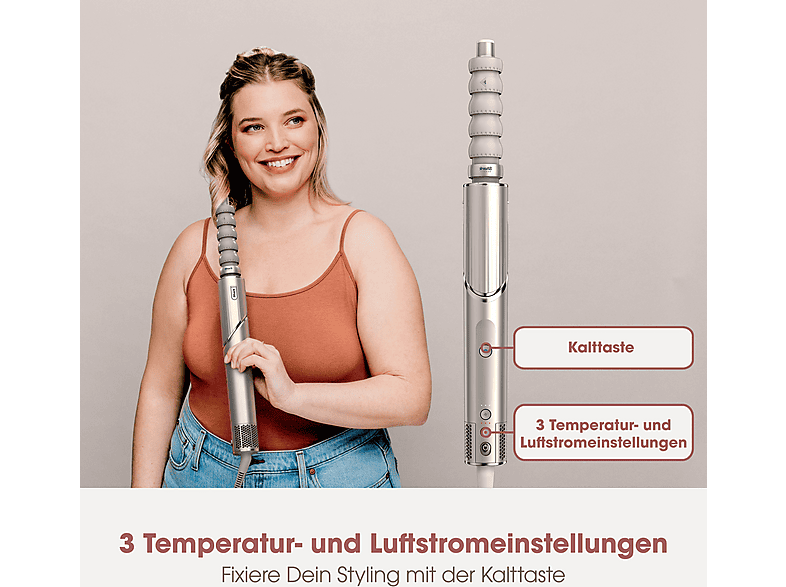Shark FlexStyle 3-in-1 Haarstyler und -trockner Stone, 1650 Watt, 3 Aufsätze — Foto 2 von 5