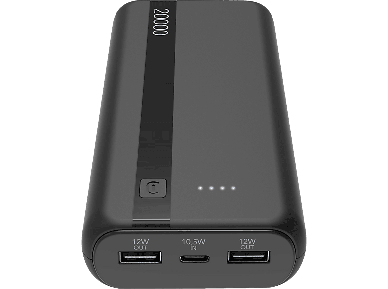 CELLULARLINE Entry 20000 Powerbank mAh Schwarz