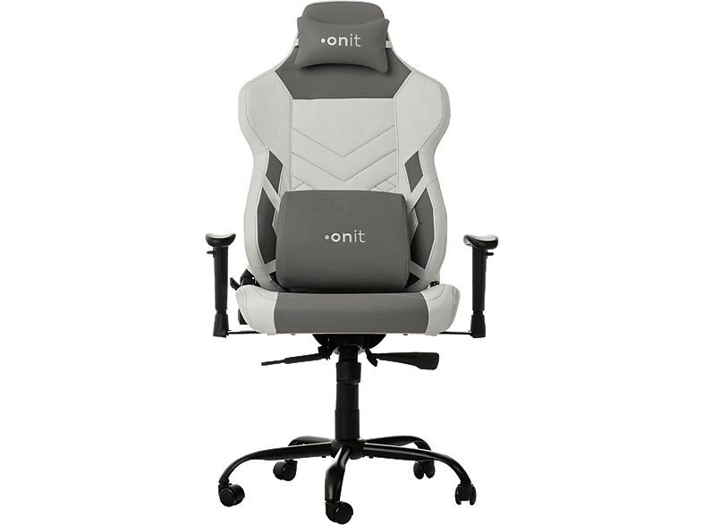 ONIT F02694 ergonomischer Gaming-Stuhl, Weiss