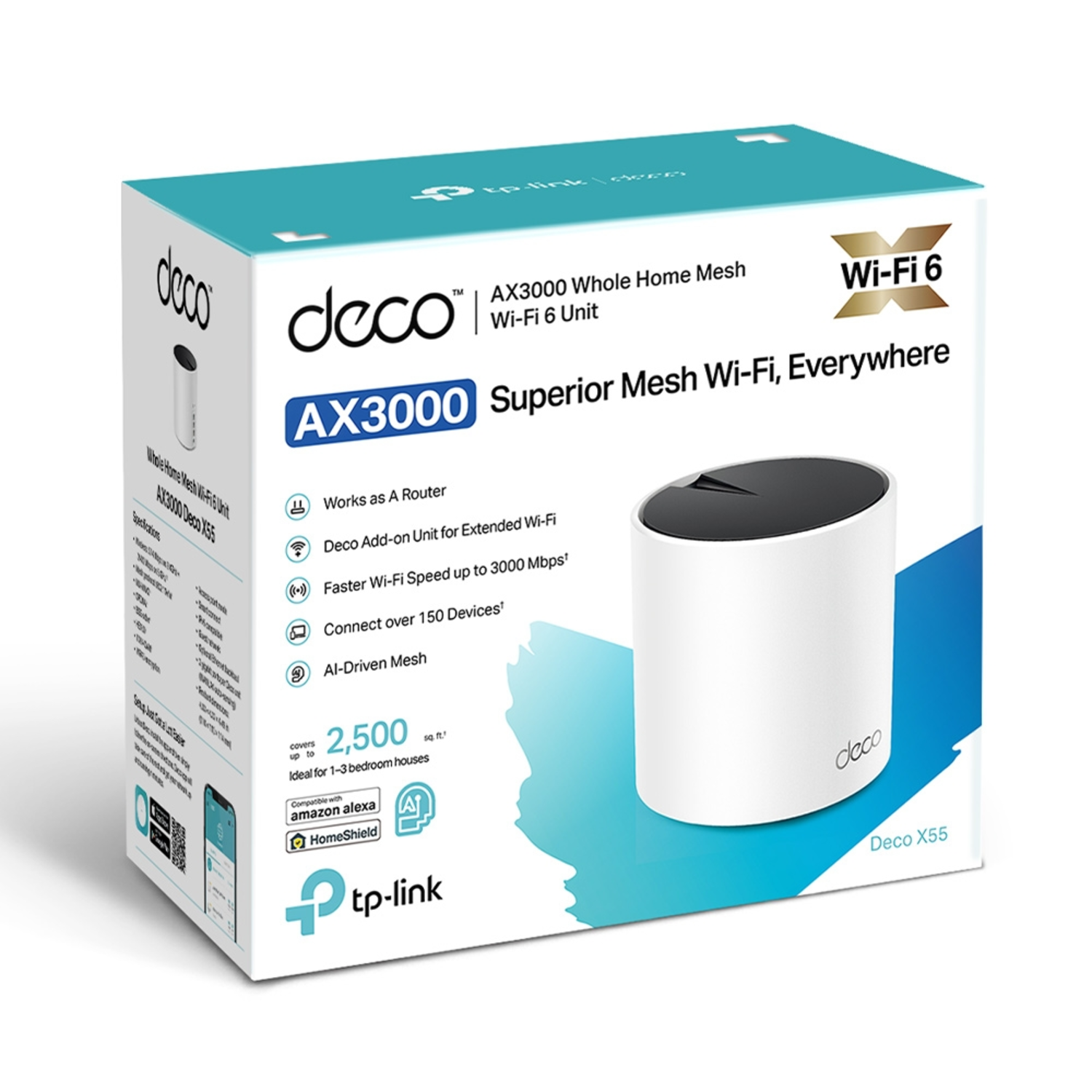 Boîte du Deco AX3000 Whole Home Mesh Wi-Fi 6 Unit.