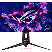 MediaMarkt ASUS ROG Swift OLED PG27AQDP - 26.5 inch - 2560 x 1440 (Quad HD) - 0.03 ms - 480 Hz aanbieding