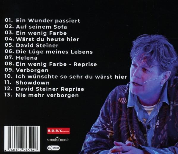 Albumcover: Eine Frau spricht mit einem Mikrofon vor sich. Liste der Songs.