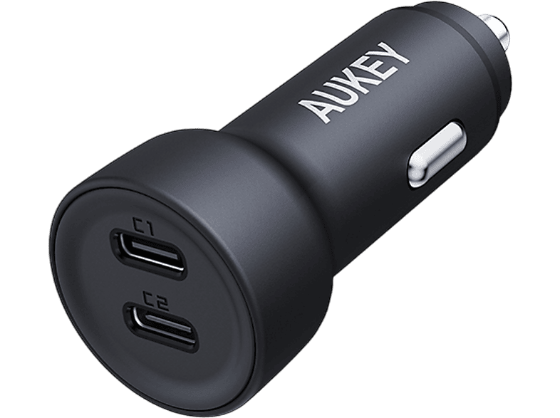 AUKEY CC-Y23-BK 65W İki Type-C PD Araç Şarj Cihazı