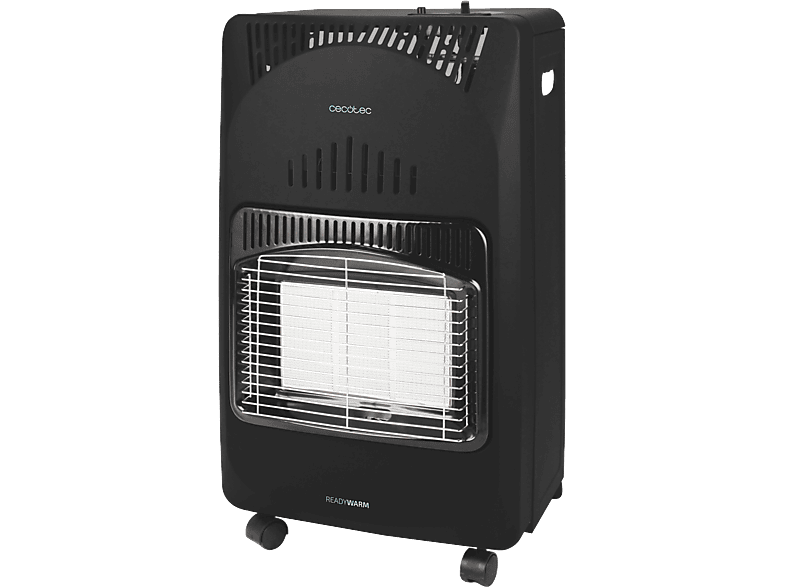 Estufa de gas - Cecotec Ready Warm 4000, Plegable,Potencia hasta 4.2 kW, Triple sistema seguridad, Apto para bombonas 15 kg