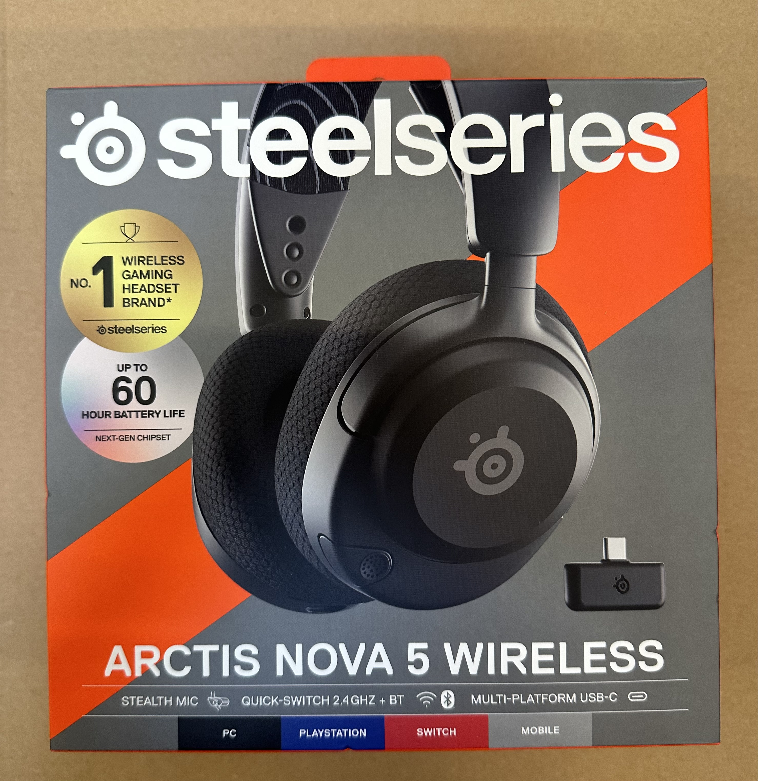 SteelSeries Arctis Nova 5 Wireless ブラック Słuchawki nauszne SteelSeries Nova 5 Wireless Bluetooth