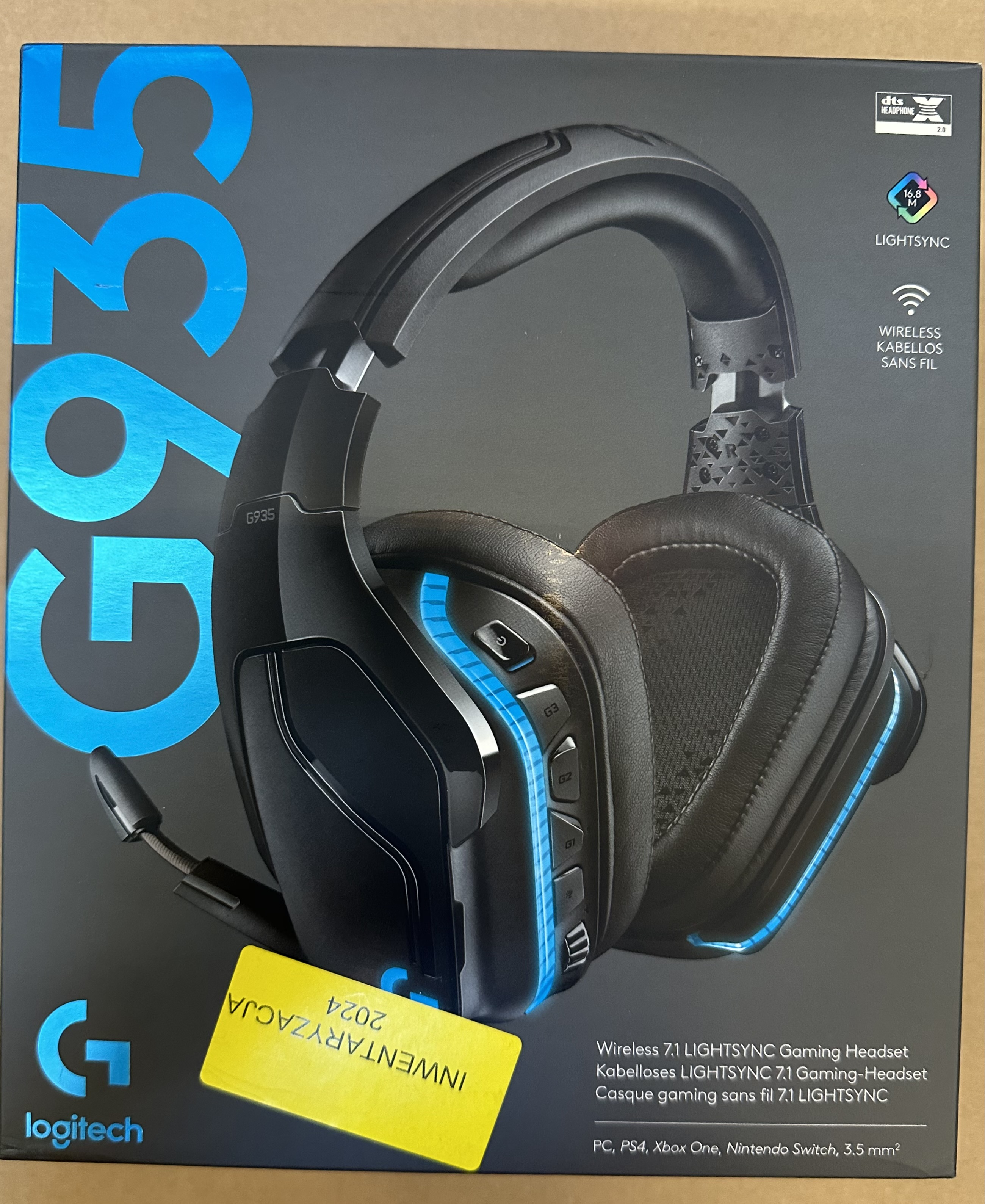 OUTLET - Słuchawki LOGITECH G935 Wireless 7.1