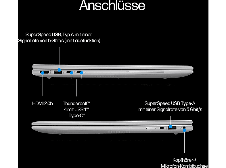 Thumbnail - HP - B2B ZBook Firefly 16 G11 Zoll Core™ Ultra 7 155H 32 GB 1 TB Intel® Arc™ Onboard Graphics Windows 11 Pro