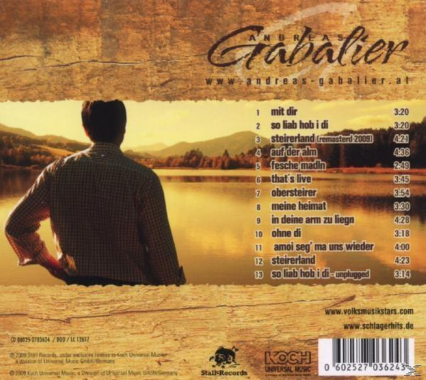 Albumcover mit Foto eines Mannes im Hemd. Enthält die Titelliste mit Liedern auf Deutsch.