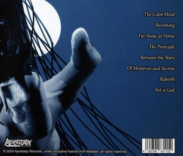 Albumcover mit Text: The Calm Mind, etc.