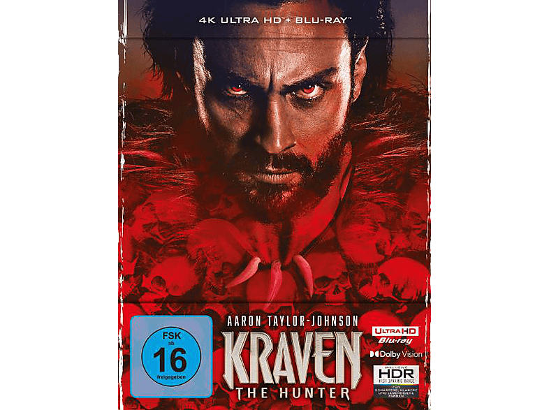Kraven the Hunter SteelBook® 4K Ultra HD Bluray + Bluray