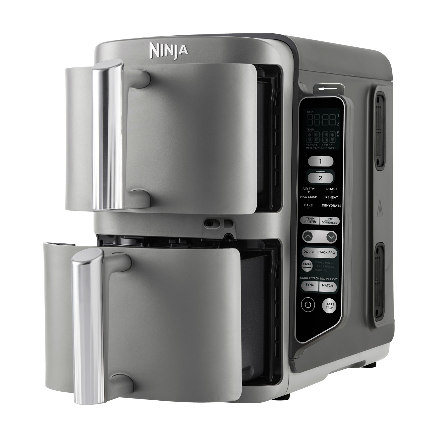 Accessori per friggitrice ad aria calda Ninja Double Stack XL 9,5 l, 17 stampi in silicone per ninja SL400EU, SAccessori per Friggitrice ad Aria Ninja, Teglie per Friggitrice ad Aria, Griglia, Ecc