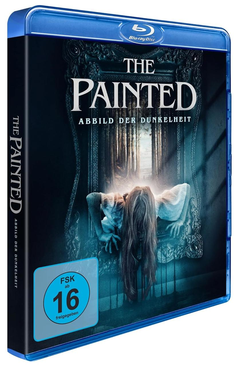Eine Blu-ray-Disc-Hülle mit einem Horrorfilmplakat. Der Titel lautet 'The Painted'.