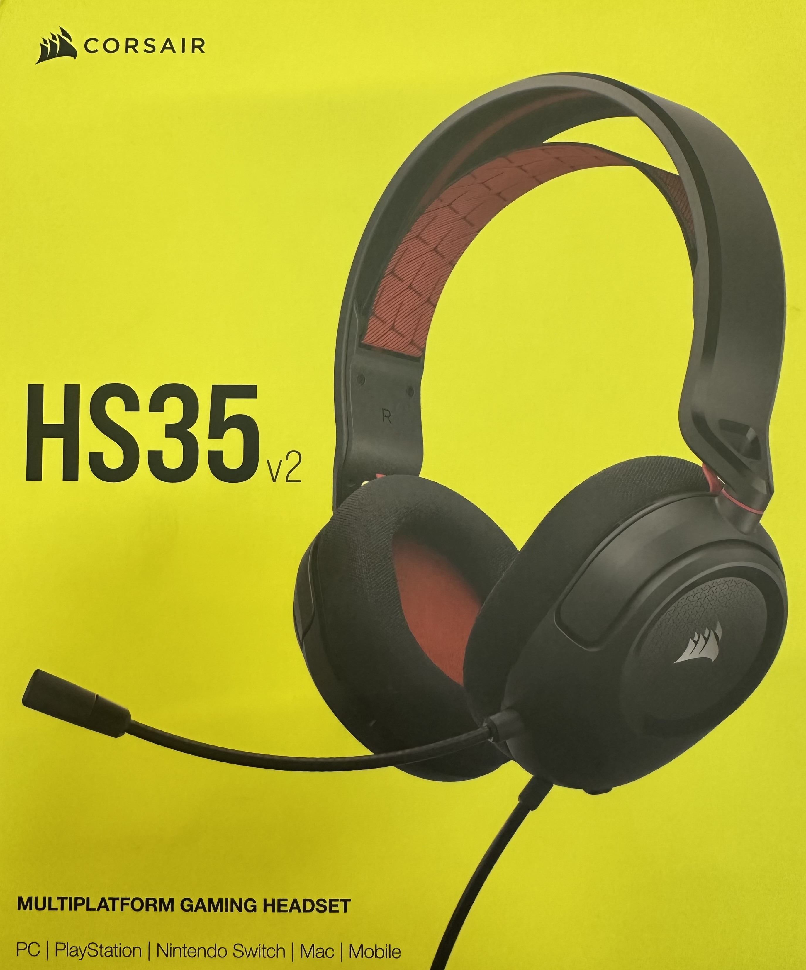 OUTLET - Słuchawki CORSAIR HS35 v2 Czerwony