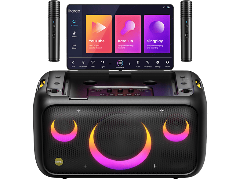 Ikarao Break X2 Break Partyspeaker Zwart